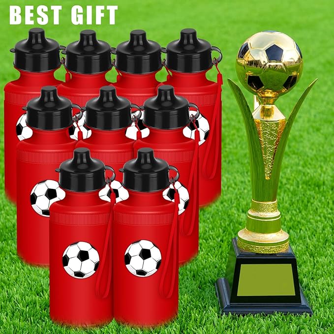 Zubebe 36 Pcs Sports Water Bottles Bulk Squeeze Reusable Bpa-free Plastic Water Bottles End of the Year Gifts Summer Gifts for Students School Travel Hiking Cycling Event Team Gift