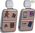 lebogner Back Seat Cover for Kids (Pink - 4 Pocket)