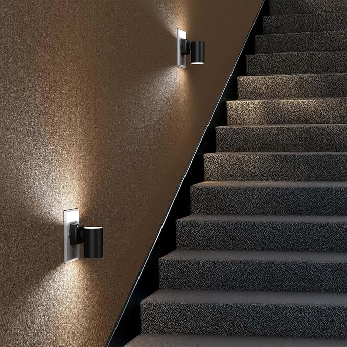 ETL Certified 5700K Night Light Plug in, Modern Night Lights Plug into Wall, Dusk to Dawn Sensor LED Nightlight, Cool White, Adjusted Brightness, Night Light for Kids,Hallway,Stairway, 2 Pack