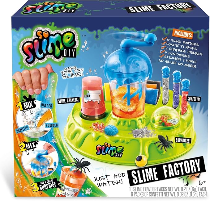 Canal Toys So Slime DIY Bold Slime Factory – Make Your own Creepy, crawly Slime! Just add Water! No Glue Required. 6+