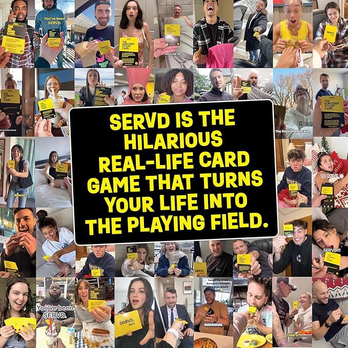 Hasbro Games SERVD Couples Game – Hilarious Real-Life Card Game for Partners – Funny Gifts for Anniversary, Date Nights, Valentine’s Day – 2 Players – Ages 17+