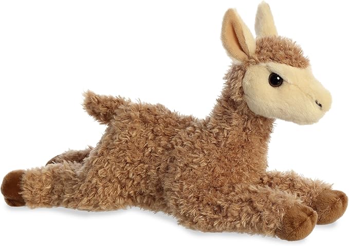 Aurora® Adorable Flopsie™ Louis Llama™ Stuffed Animal - Playful Ease - Timeless Companions - Brown 12 Inches
