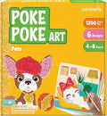 jackinthebox Poke Poke Art – Pets Theme, Mess-Free Fabric Art and Craft, Flower Pressing Kits, Gift for Kids, Gifts for Girls and Boys Ages 4 5 6 7 8