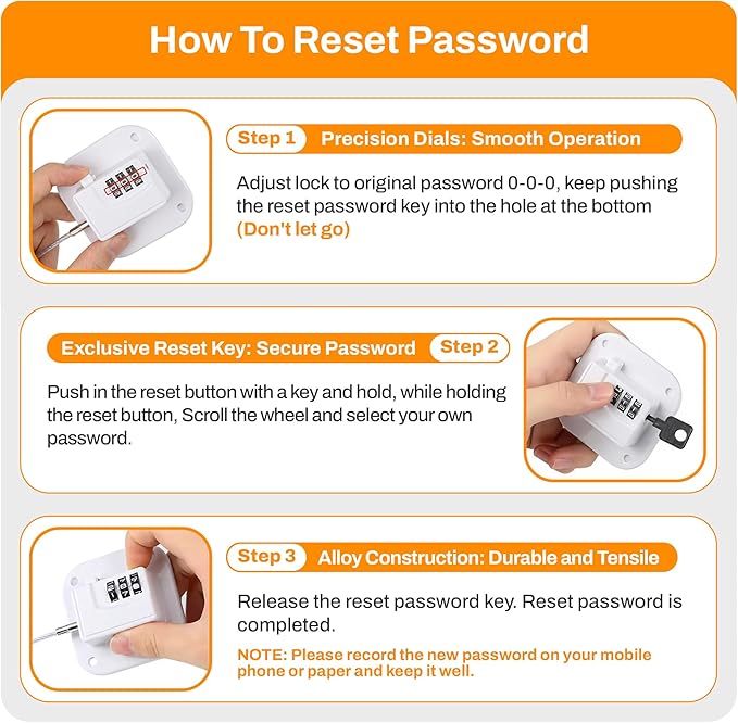 Fridge Lock,2 PCS Refrigerator Lock for Freezer,Cabinets and Drawers,Air Fryer,Doors,Combination Code,Heavy Duty with Adhesive Backing,Easy Install,No Keys Needed White