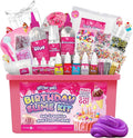 Slime Kit | Glitter Galz Birthday Gifts for Girls Ages 6+ | DIY Make Your own Slime Birthday Party 42 Mix-ins | Arts and Crafts | Slime-Making kit | Slime Activator | Sensory Gifts for Teens