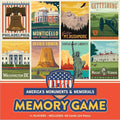 Masterpieces America's Monuments & Memorials Memory Matching Game for Adults - 68 Cards Featuring American Sights, Educational & Engaging, Ages 14+
