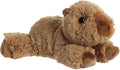 Aurora® Adorable Mini Flopsie™ Charlie Capybara™ Stuffed Animal - Mini Companions Ready for Playful Adventures - for Kids All Ages, Toddlers, Adults, and Families - Brown 9 Inches