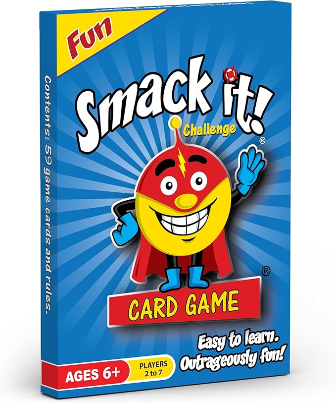 Arizona GameCo Smack it! Card Game for Kids – Fun and Easy to Learn – a Fun Game for Kids or Birthday Gift Idea – Boy or Girl Ages 6-12