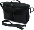 J.L. Childress Cool 'N Cargo Stroller and Wagon Cooler and Organizer - Universal Fit - Insulated - Attaches to Strollers, Wagons, Walkers and Wheelchairs - Large Capacity - Black