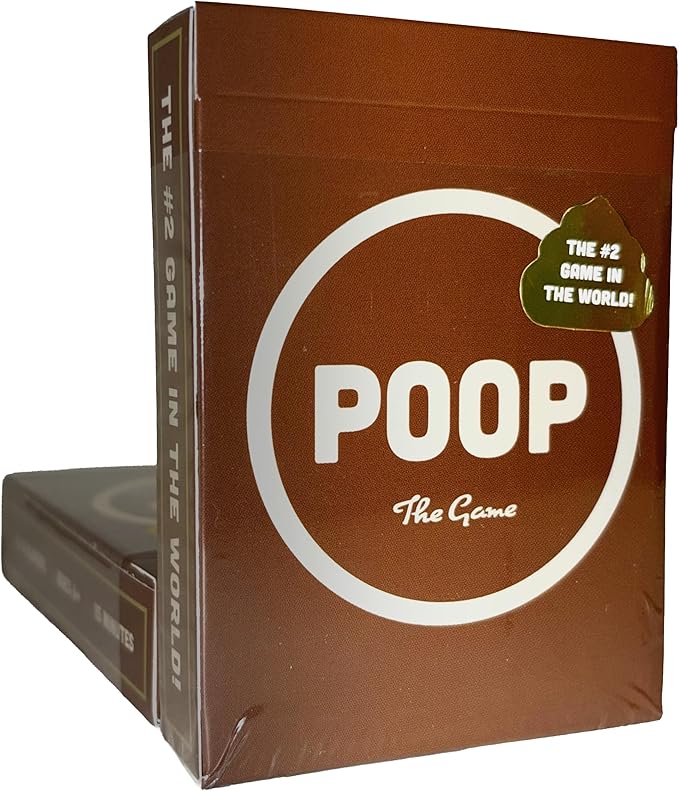 Breaking Games Poop The Game - Hilarious and Family-Friendly Card Game for Kids Ages 6 and Up - Perfect for Game Night and Parties - 2-5 Players - New Edition!