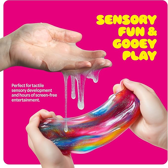 Slime Making Kit for Kids - 7 8 9 10 11 12 Year Old Girl Gifts - Arts and Crafts for Kids Ages 8-12 - Girls Birthday Gift Ideas Age 8-10 Years - Activities DIY Kits - Toys for Kids, Tween, Teens