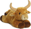 Aurora® Adorable Flopsie™ Toro Bull™ Stuffed Animal - Used to Create Imaginative Play Adventures - Perfect for Birthdays, Kids and Adults, All Ages - Brown 12 Inches