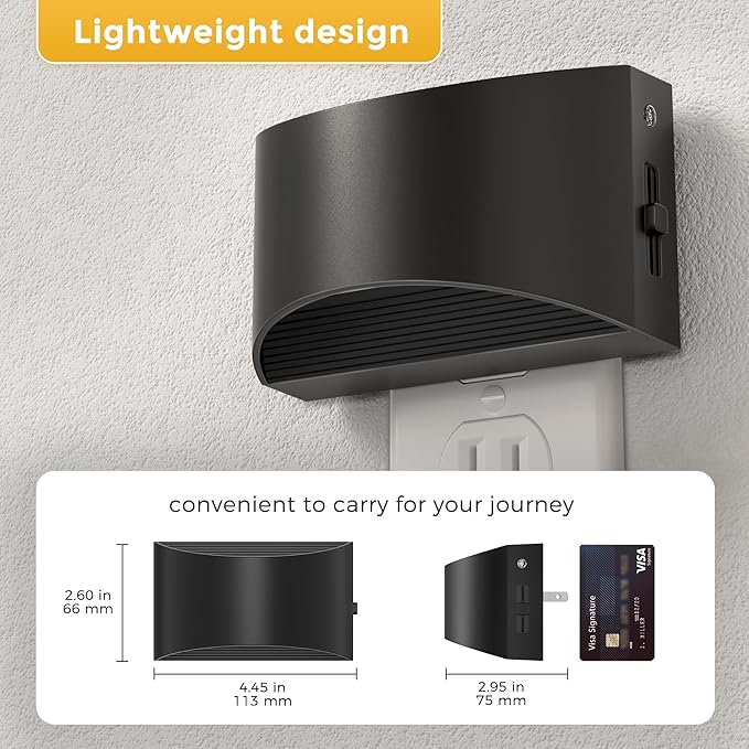 L LOHAS LED Night Lights Plug into Wall, 2 Pack Dimmable Modern LED Bright Night Light for Kids,Dusk to Dawn Sensor, 0-150LM Adjustable Brightness,Soft White 3000K, for Hallway Bedroom Stairway