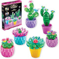 Crystal Gem Creations Jewel Succulents Kit by RoseArt, 175+ Pieces, Great for Adults, Tweens and Children Ages 8+