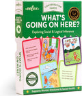 eeBoo: What's Going on Here - 50 Conversation Flashcards, Develops Empathy Through Friendly Illustrations of Social Situations, Develop Social and Emotional Intelligence, for Ages 3 and up