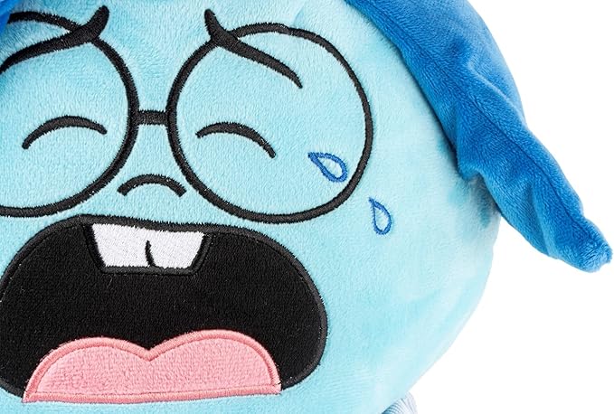Jay Franco Disney Plush Pillow Buddy - Soft Plushie Stuffed Pillow, 14 Inches, Blue - Sadness