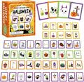 gisgfim 100 PCS Memory Matching Game Happy Halloween Concentration Memory Games Card for Kids Educational Ages 3-8 A Fun & Fast Halloween Theme Matching Games
