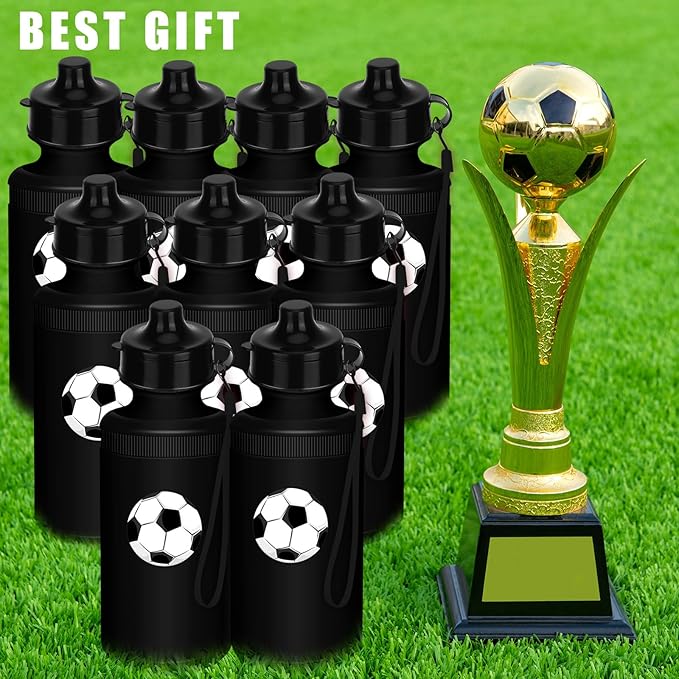 Zubebe 36 Pcs Sports Water Bottles Bulk Squeeze Reusable Bpa-free Plastic Water Bottles End of the Year Gifts Summer Gifts for Students School Travel Hiking Cycling Event Team Gift