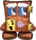 Squeaky Door Plush - 2-in-1 Toy & Pillow, 80s Nostalgic Plush Pal Reimagined, Soft Stuffed Rectangular Character, Cozy Nap-Play Design