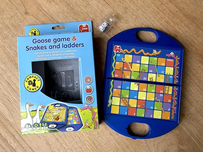 Gänsespiel & Schlangen und Leitern Kompaktspiel