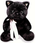 uoozii Warmable Cat Stuffed Animal - Microwavable 12" | 2 Pounds Unscented Weighted Stuffed Animals Non-Shedding Cat Plush Coolable & Heatable Warm Gifts for Kids & Adults