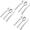 LIANYU 9-Piece Kids Silverware Set, Stainless Steel Toddler Utensils Flatware Set, Child Cutlery Tableware for 3, Include Knife Fork Spoon, Mirror Finished, Dishwasher Safe