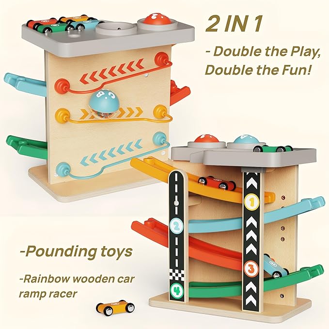 Toddler Toys for 1-2 Year Old Boy, Montessori Toys for 1 Year Old, First Birthday Gifts