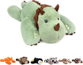 Niuniu Daddy Weighted Dinosaur Stuffed Animal for Kids & Adults, 22 Inch 3.3lb Large Plush Toy with Soft Fur, Weighted Plushies Pillow for Sensory Calm, Huggable Gift for Everyday Comfort