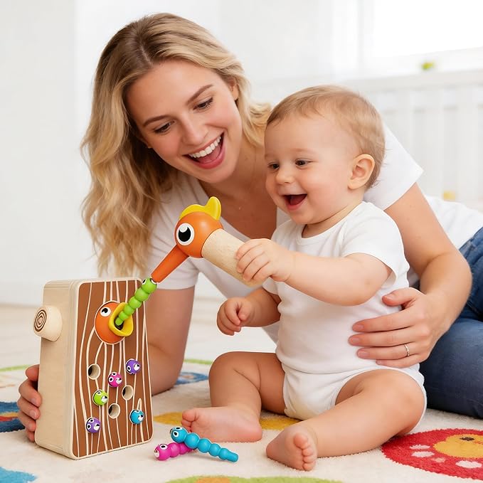 Montessori Toys for Boys and Girls Aged 2-4, Toddler Fine Motor Skills Learning Toys