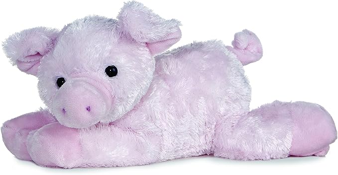 Aurora® Adorable Flopsie™ Piggolo™ Stuffed Animal - Playful Ease - Timeless Companions - Pink 12 Inches