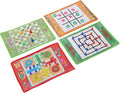 Snake and Ladder Chess Set Portable 4 in 1 Board Games for Kids and Family Indoor Outdoor Travel Activities Non Woven Fabric Lightweight 110g