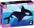 Mudpuppy Orca – Mini Puzzle Featuring Arctic Seascape Perfect Travel Activity for Children Ages 4 and Up
