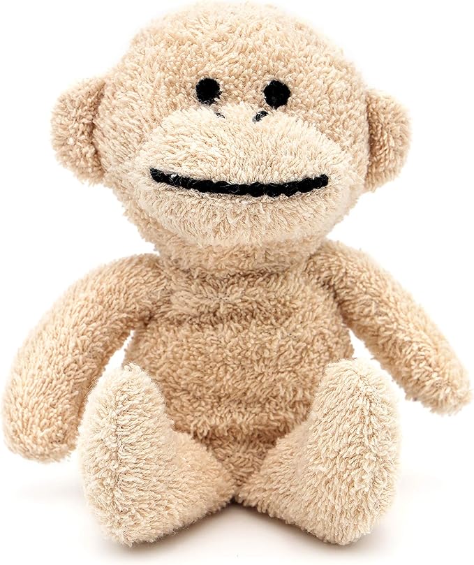 Thermal-Aid Zoo Mini — (Jo Jo the Monkey) — Mold-Resistant, Washable Hot & Cold Pack for Kids — Heating and Cooling Pad with Natural Corn Filling — Reusable Plush Toy