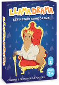 Llama Drama Family Card Game – Fast 15-Min Play, Ages 7+, 2-4 Players (Up to 8 with 2-Pack) – Easy, Hilarious Strategy & Luck for Game Nights