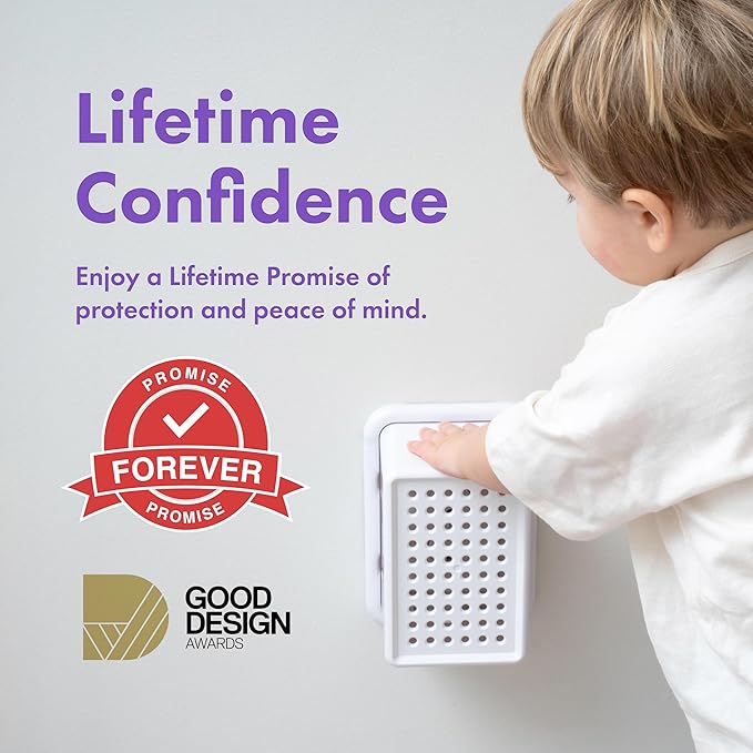 Extra Large Outlet Cover Box – Doorbell Transformer Cover & Large Outlet Cover for Bulky Plugs, Outlet Covers Baby Proofing, Childproof Electrical Outlet Box for Power Bricks & Adapters