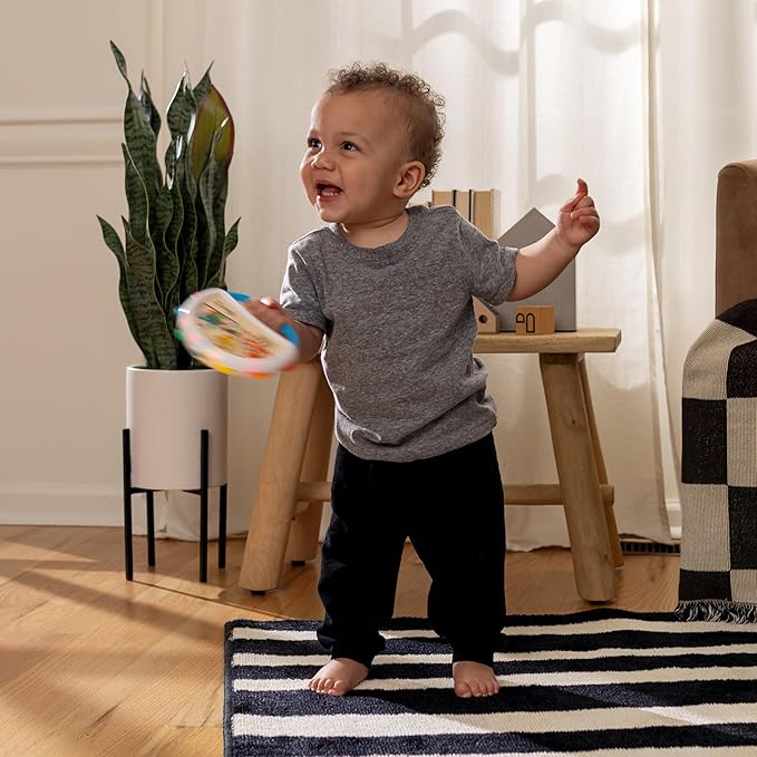 Baby Einstein + Hape Tap & Shake Magic Touch Tambourine, Ages 6 Months and Up