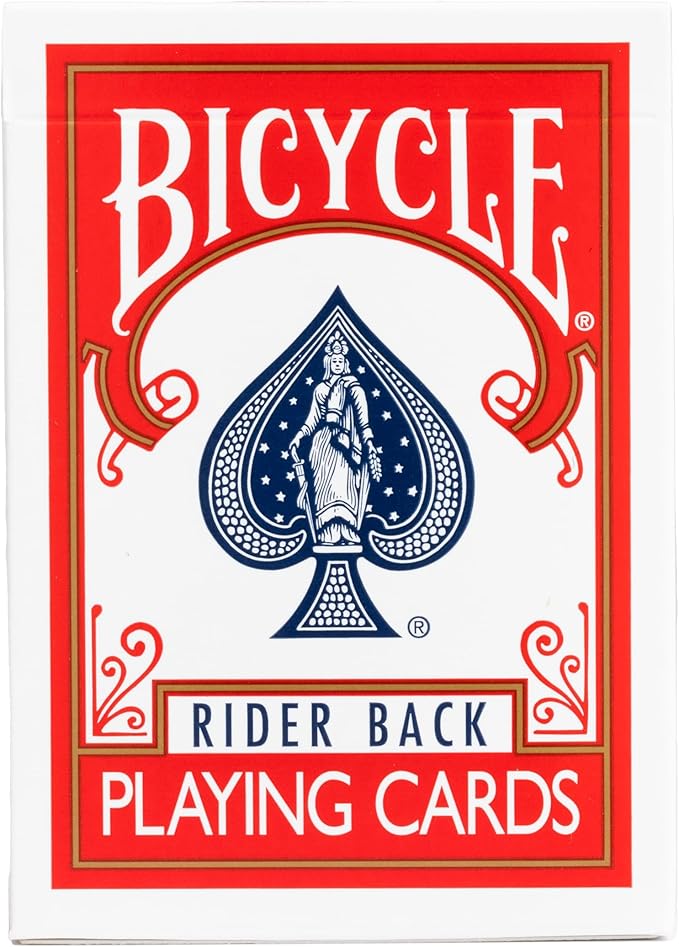 Bicycle Playing Cards, All Red, Poker Size, 12 Pack