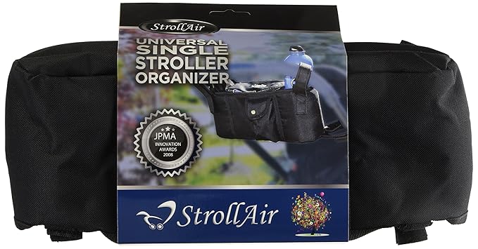 Stroll-Air Stroller Organizer, Console Black
