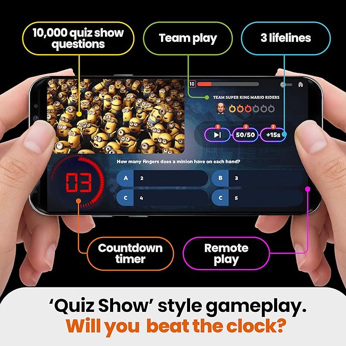 Outsmarted Ultimate Edition - 10 Exciting Bonus Categories | Kids, Teens & Adults | Next-Level Game Night for Family & Friends | 2–24 Players | Age 8+ | 10,000+ Questions | 2026 Edition