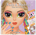 BSCOOL Drawing, Coloring & Sticker. Nails & Makeup Dress Up Sticker Book with 240+ Removable Stickers. Endless Nail Design and Makeup Combination for Kids Ages 4 and Up. Easter Gift for Girls