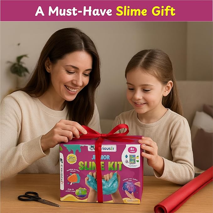 DIY Slime Making Kit for Kids 4+ Years, 10+ Glitter, Scented, Butter Slime Activities, Unicorn, Dinosaur, Mermaid, Best Slime Kit for Boys & Girls, Instruction Manual & Collectibles, Ideal for Gifting