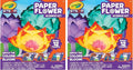 Crayola Paper Flower Science Kit, Color Changing Flowers, Gift for Kids Ages 7, 8, 9, 10 (Pack of 2)