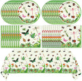 41Pcs Bug Birthday Party Decorations, Kids Garden Insect Explorer Adventure Themed Tableware Set Bug Paper Plates Napkins Tablecloth,for Garden Nature Themed Birthday Baby Shower Insect Party Supplies