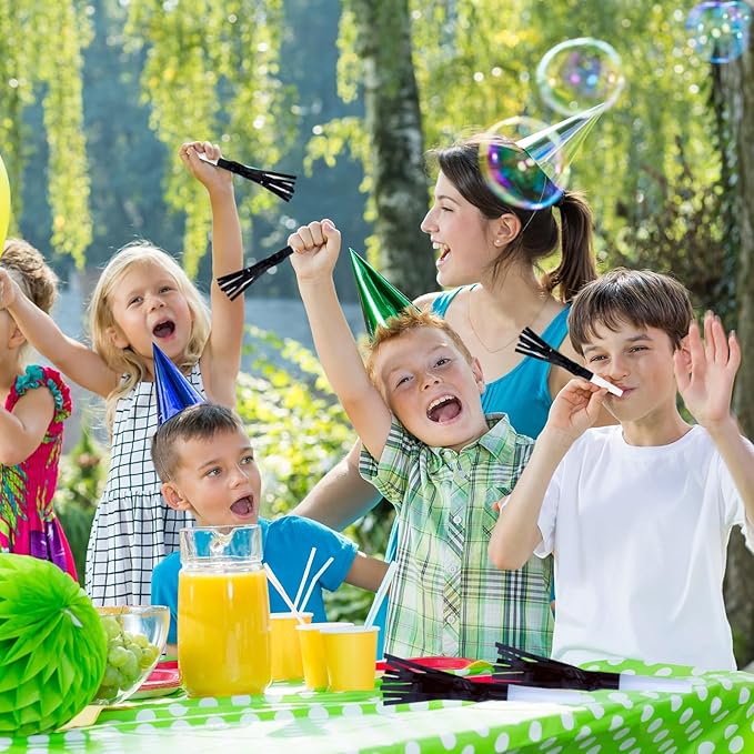 48 Pcs Party Blowers, New Years Eve Noise Makers, Black Noise Makers, for Baby Shower, Kids Birthday, New Year Party