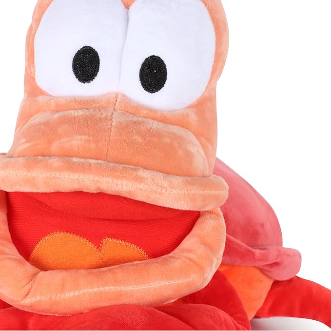 Jay Franco Disney Plush Pillow Buddy - Soft Plushie Stuffed Pillow 19 Inches, Red - Sebastian