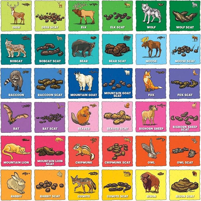MasterPieces Licensed Kids Games - I Can Explore - Animal Poop Games for Kids & Family, Laugh and Learn