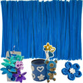 Blue Pipe Cleaners,Pipe Cleaners Craft,Arts and Crafts,Craft Supplies,Art Supplies,School Halloween Party Treat Bags,Girl Toys