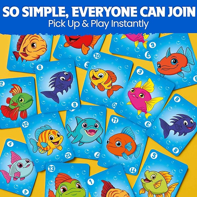 QUOKKA Go Fish Card Game for Kids Ages 4–8 – Fun Family Game with Cute Animals, Perfect for Travel, Playdates, Family Time – Educational & Engaging Playing Cards for Kids, Easy to Learn, Fast to Play