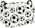 Essme Rectangular Soccer Basket Kids Storage Box,Boys Storage Bins Organizer with Handles for Room Decor, Kids Basket,Shelf Basket.(Soccers)