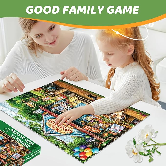 Puzzles 300 Pieces for Adults | HT Vegetable Store Puzzles | Recycled Cardboar Jigsaw Puzzles 300 Pieces | Challenging Family Activity Great Gift Idea for Family Friends | 20.5 X 15 inches